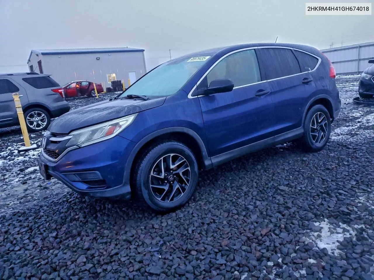 2HKRM4H41GH674018 2016 Honda Cr-V Se