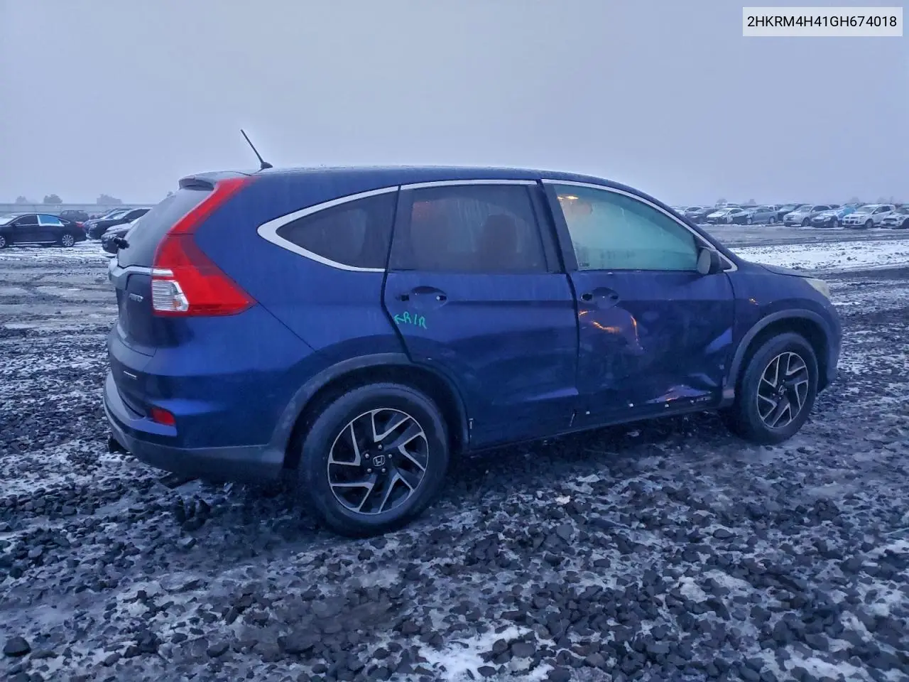 2HKRM4H41GH674018 2016 Honda Cr-V Se
