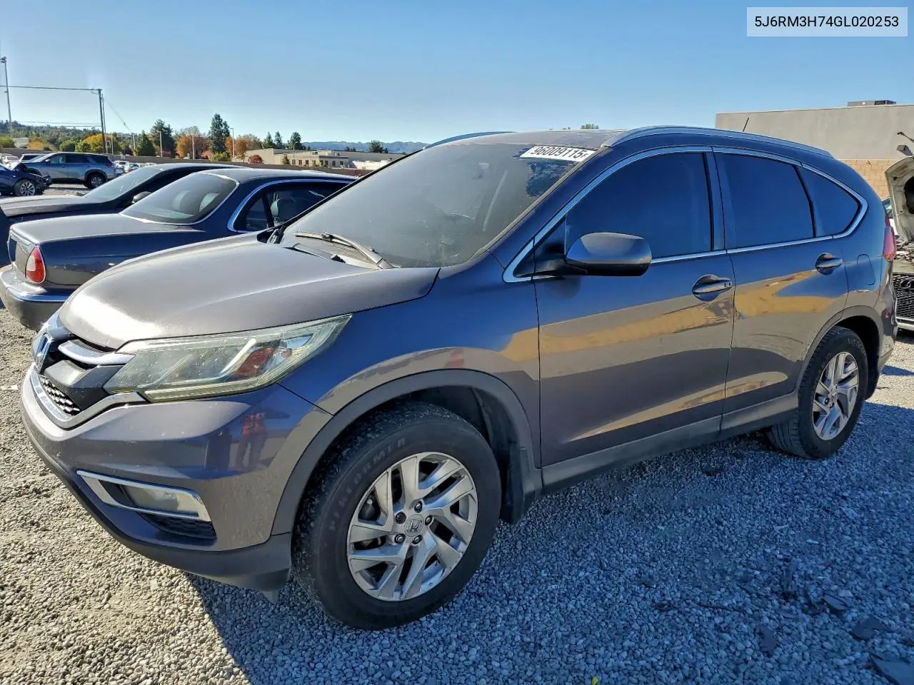 5J6RM3H74GL020253 2016 Honda Cr-V Exl