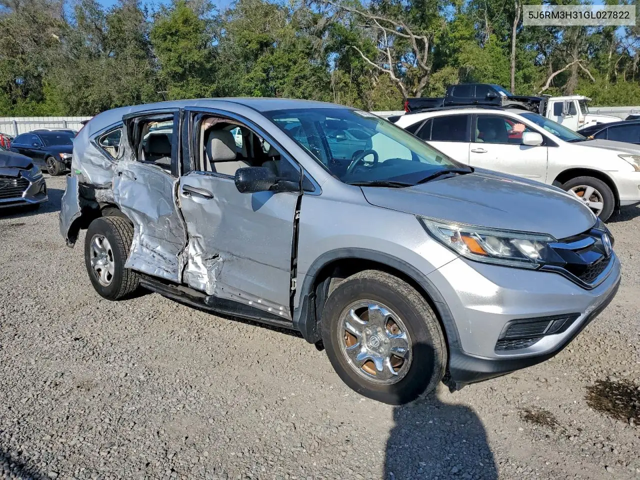 5J6RM3H31GL027822 2016 Honda Cr-V Lx