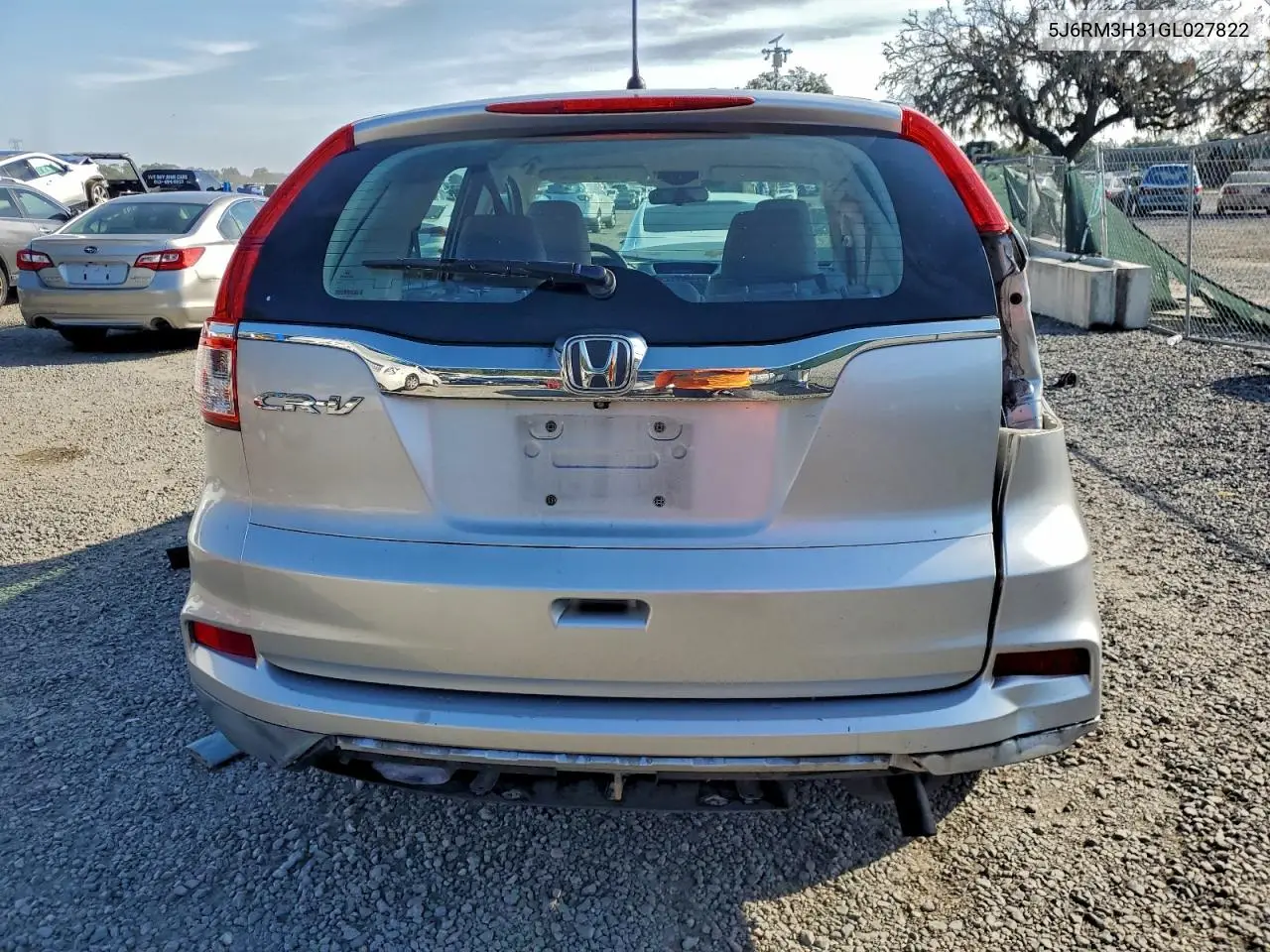 5J6RM3H31GL027822 2016 Honda Cr-V Lx