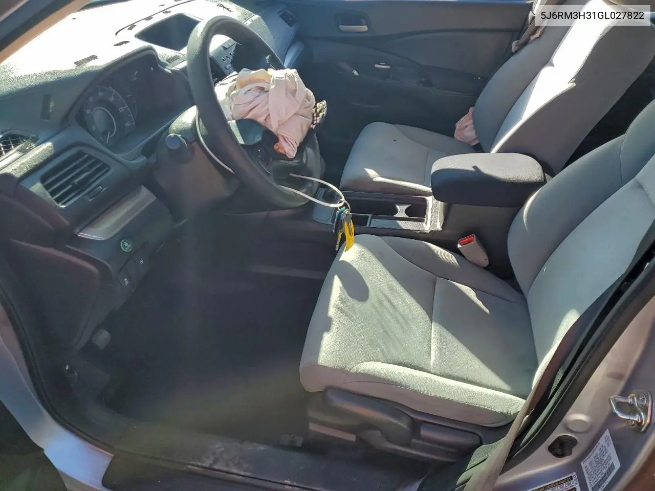 5J6RM3H31GL027822 2016 Honda Cr-V Lx