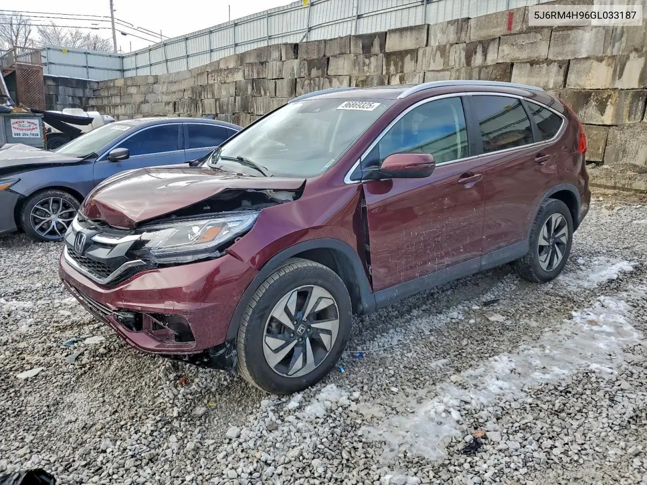 5J6RM4H96GL033187 2016 Honda Cr-V Touring