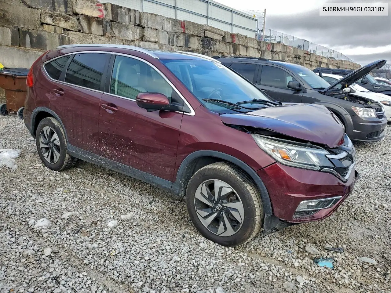 5J6RM4H96GL033187 2016 Honda Cr-V Touring