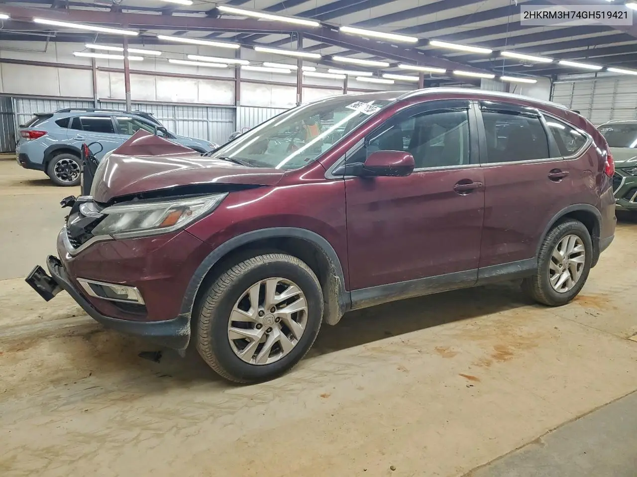 2HKRM3H74GH519421 2016 Honda Cr-V Exl