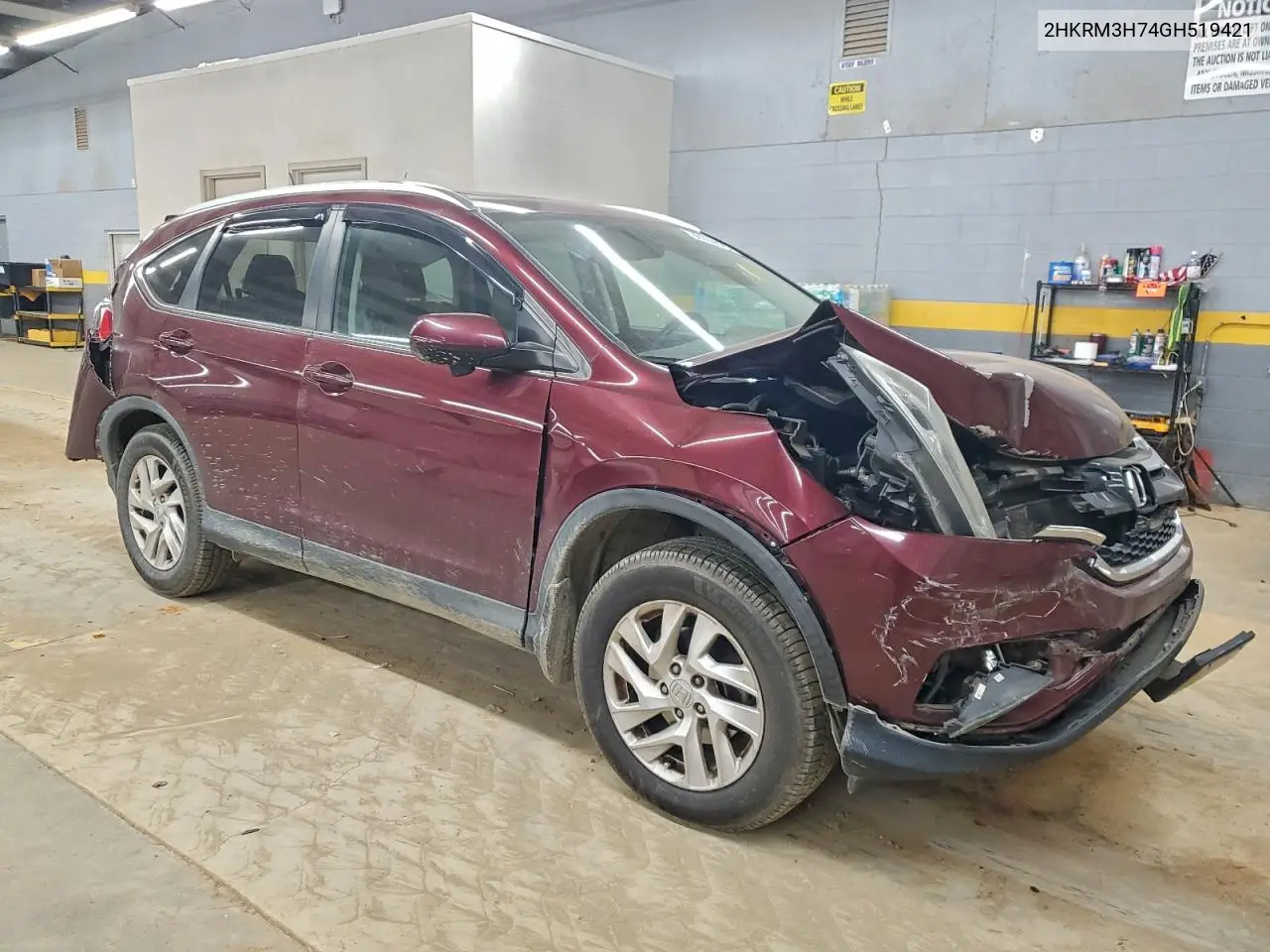2HKRM3H74GH519421 2016 Honda Cr-V Exl