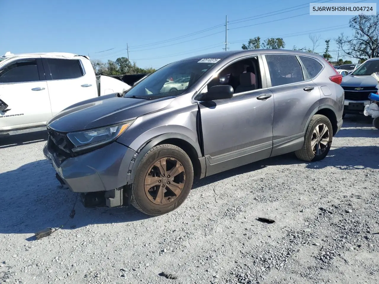 5J6RW5H38HL004724 2017 Honda Cr-V Lx
