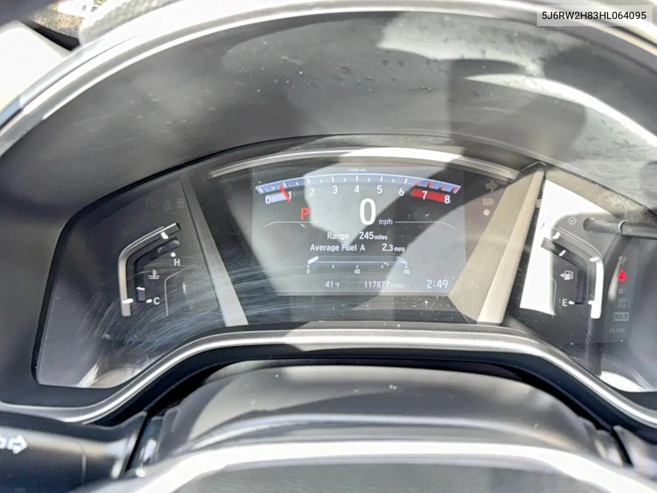 5J6RW2H83HL064095 2017 Honda Cr-V Exl