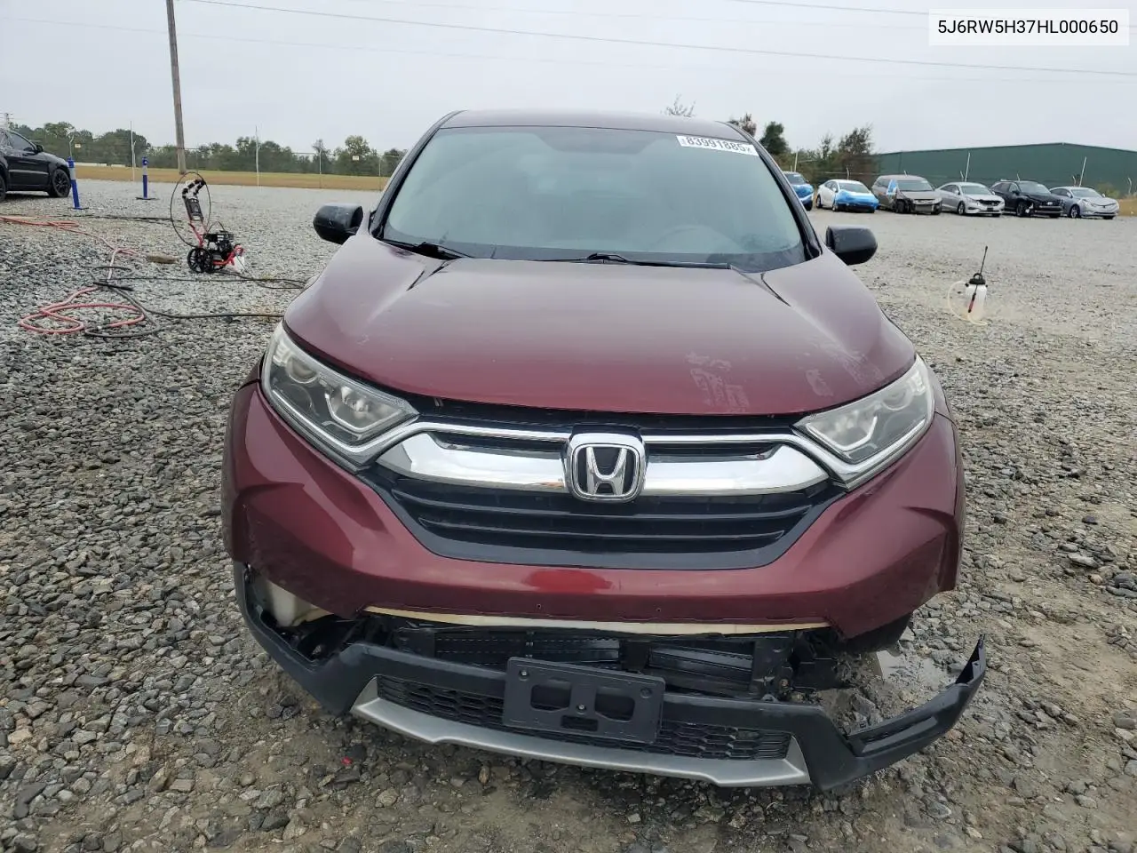 5J6RW5H37HL000650 2017 Honda Cr-V Lx