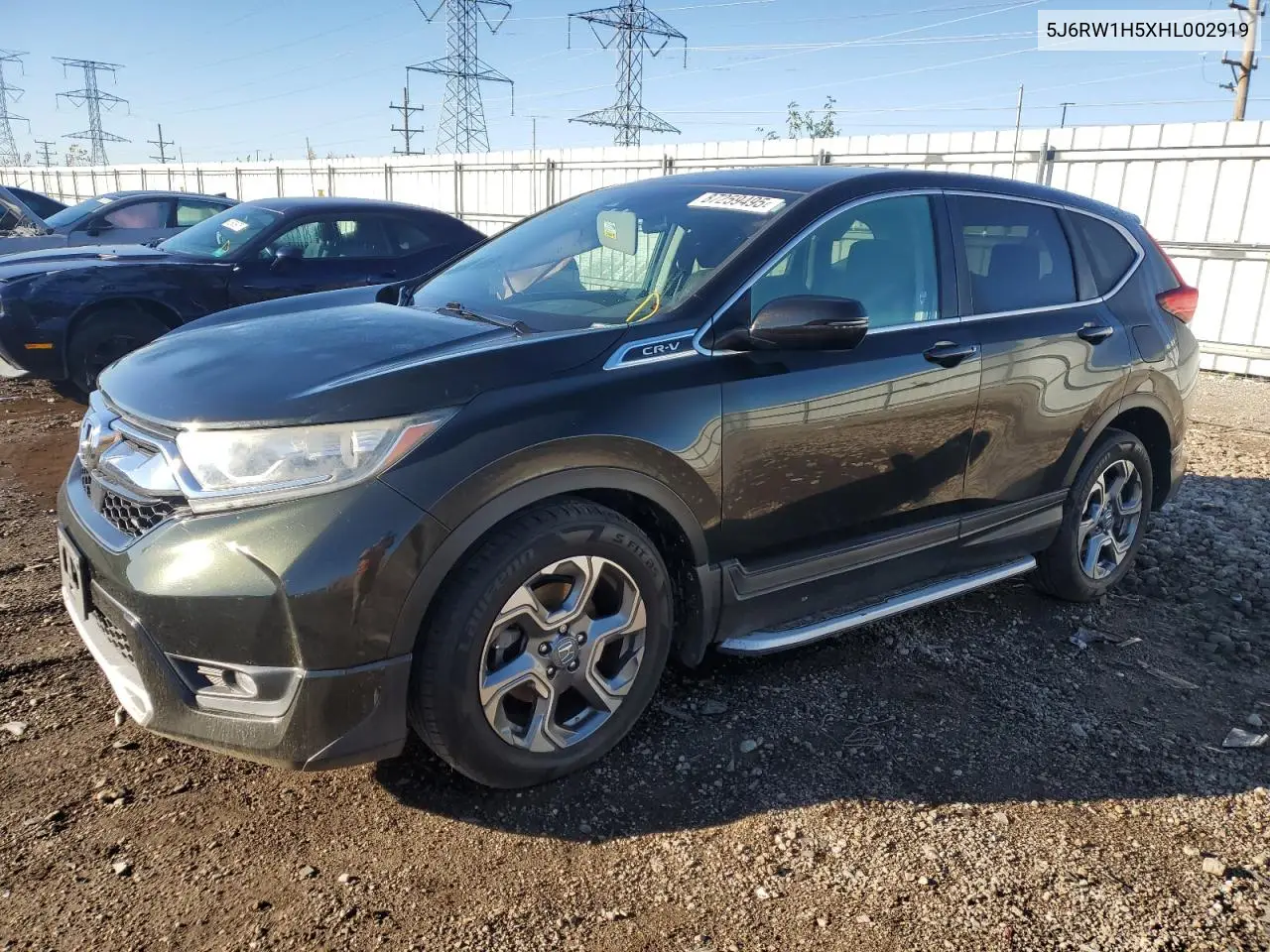 5J6RW1H5XHL002919 2017 Honda Cr-V Ex