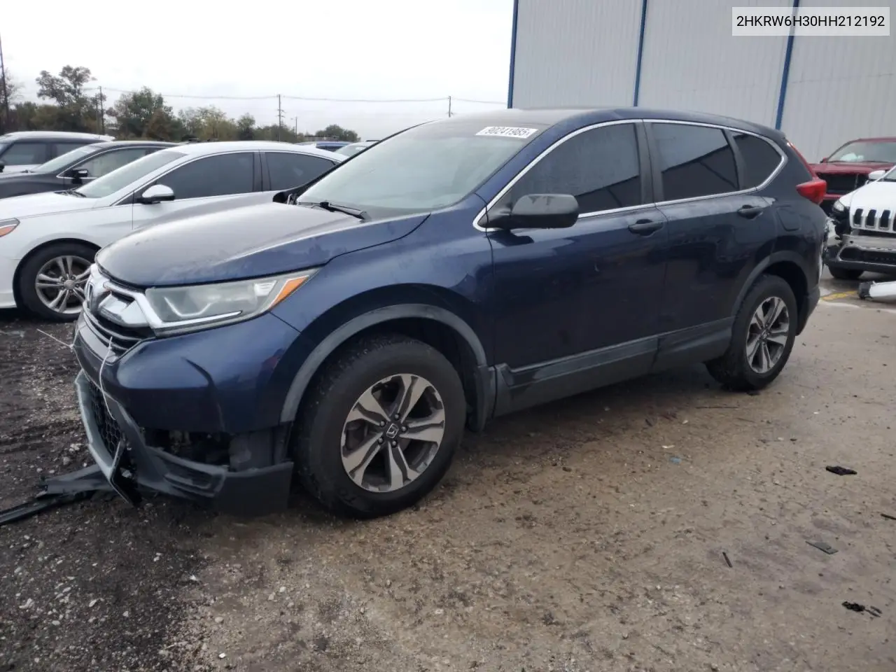 2HKRW6H30HH212192 2017 Honda Cr-V Lx