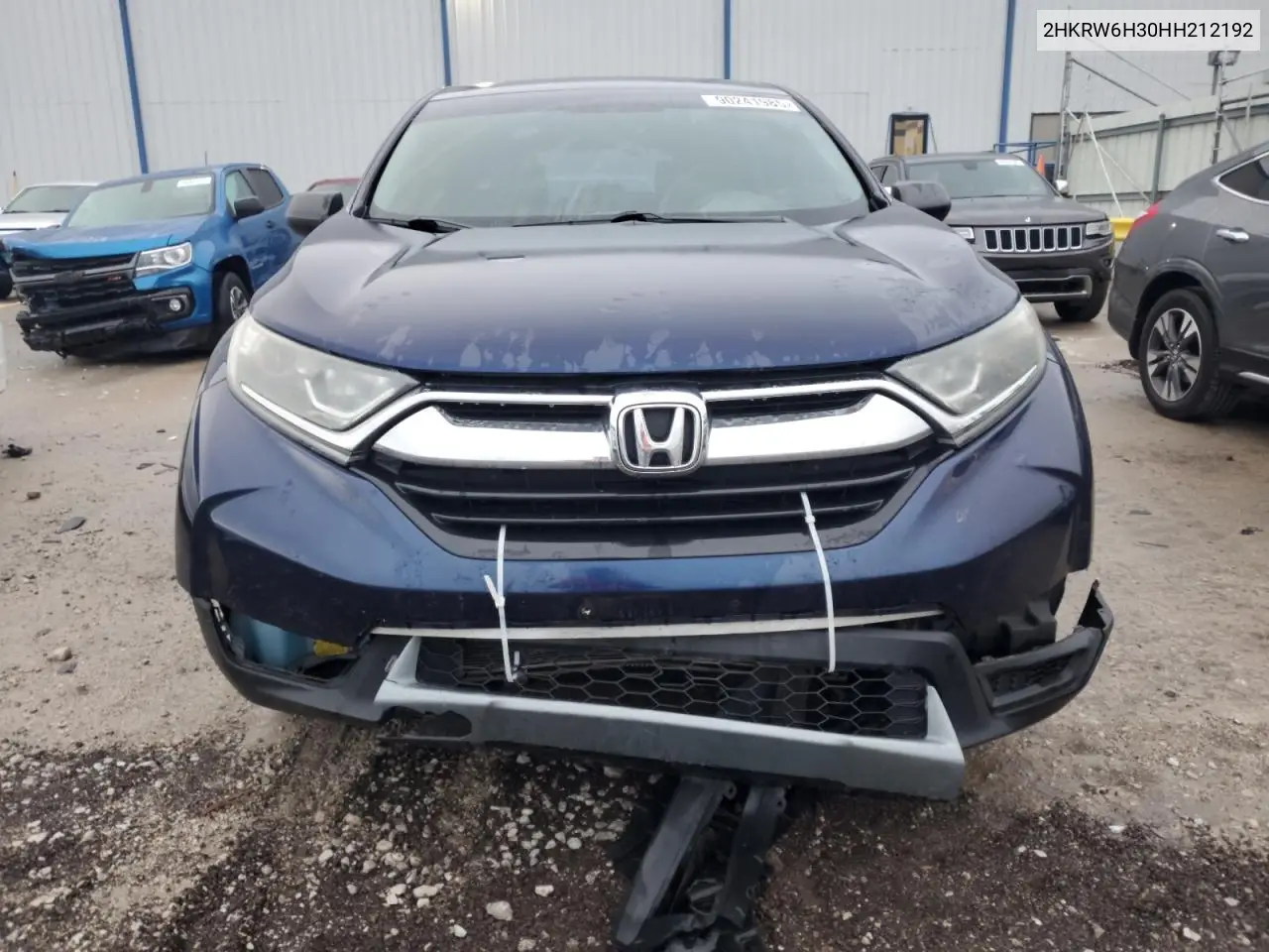 2HKRW6H30HH212192 2017 Honda Cr-V Lx