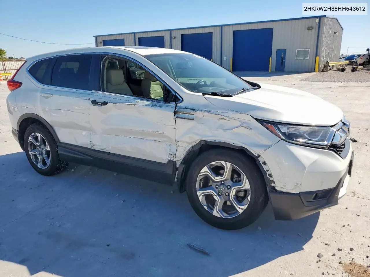 2HKRW2H88HH643612 2017 Honda Cr-V Exl