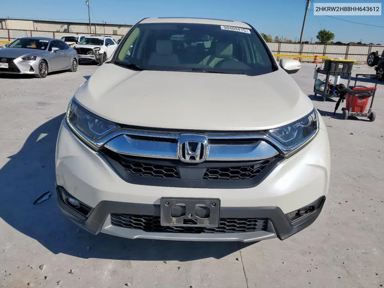 2HKRW2H88HH643612 2017 Honda Cr-V Exl
