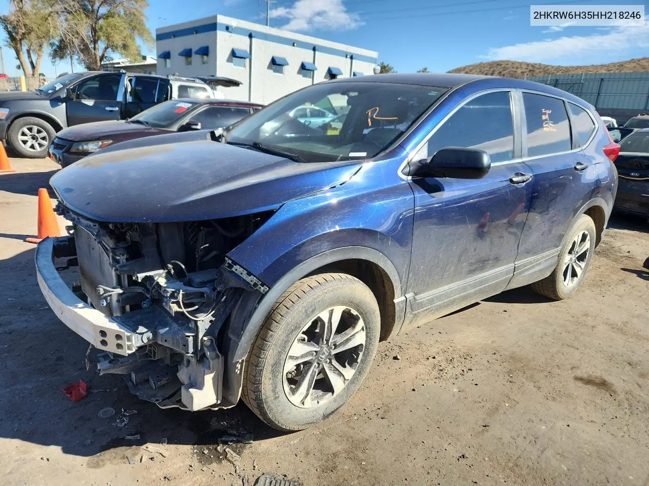 2HKRW6H35HH218246 2017 Honda Cr-V Lx