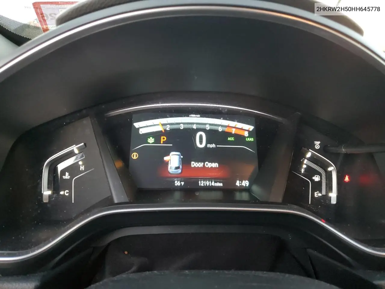 2HKRW2H50HH645778 2017 Honda Cr-V Ex