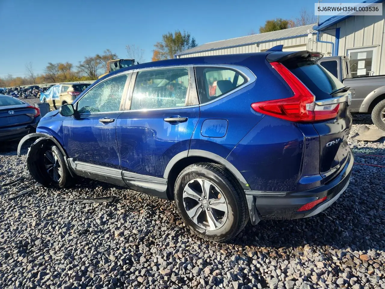 5J6RW6H35HL003536 2017 Honda Cr-V Lx