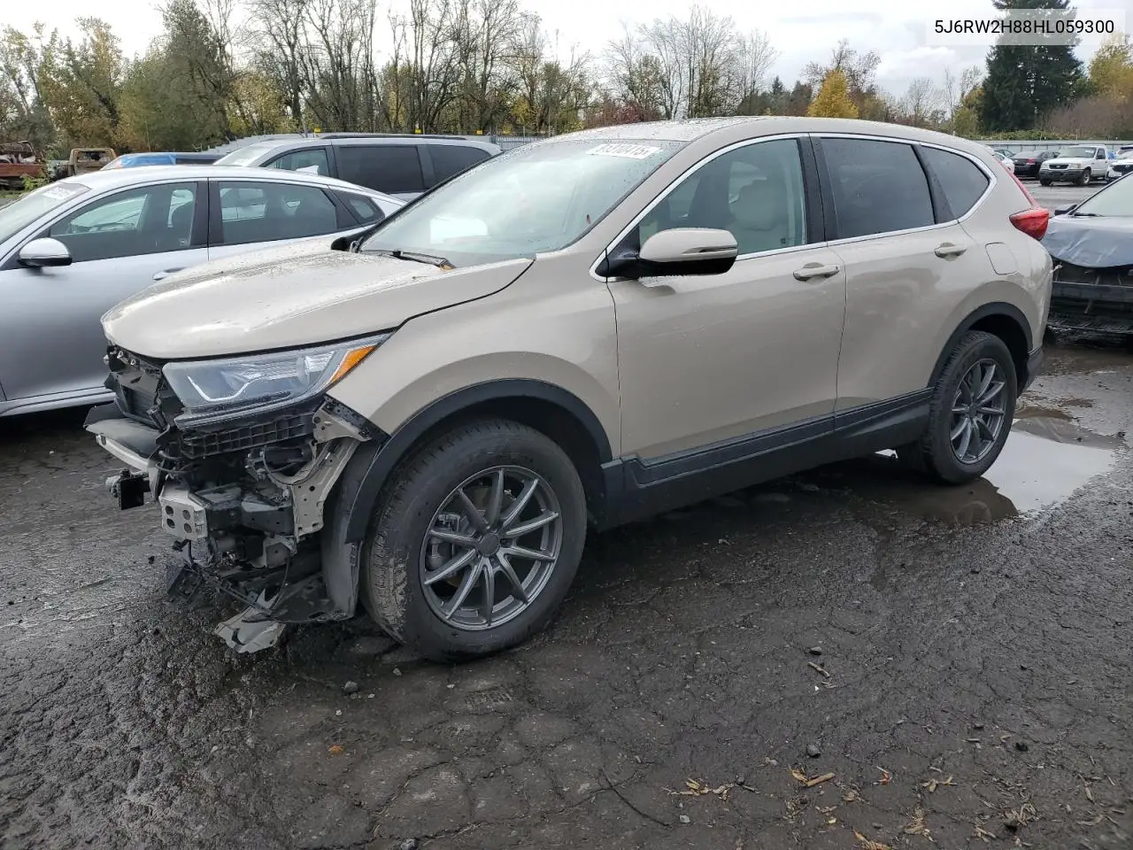 5J6RW2H88HL059300 2017 Honda Cr-V Exl