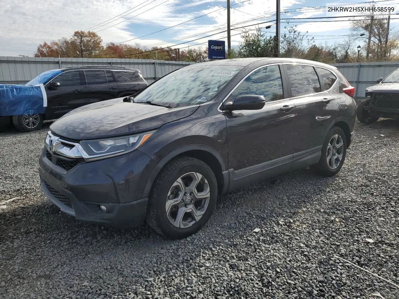 2HKRW2H5XHH658599 2017 Honda Cr-V Ex