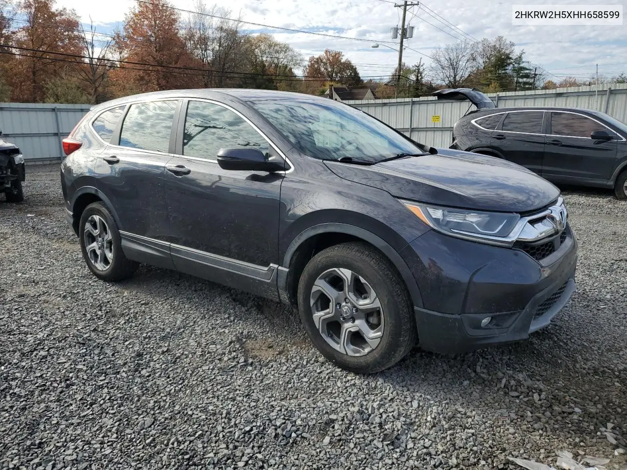 2HKRW2H5XHH658599 2017 Honda Cr-V Ex