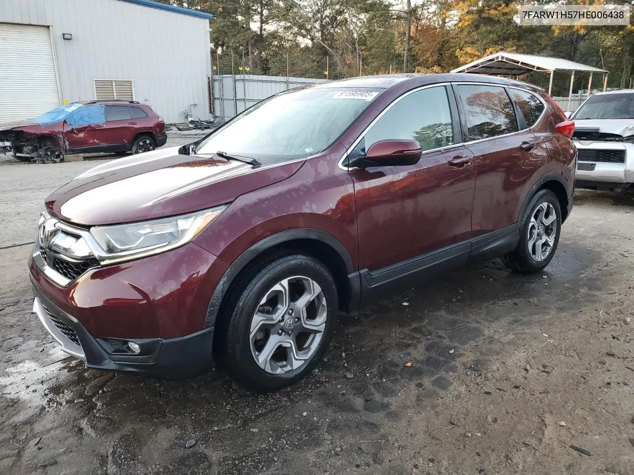 7FARW1H57HE006438 2017 Honda Cr-V Ex