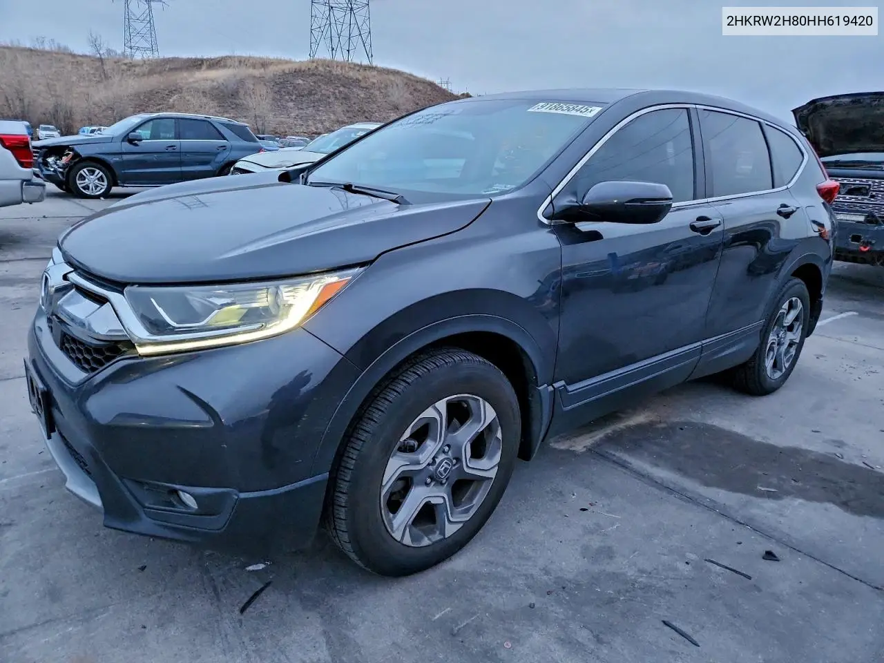 2HKRW2H80HH619420 2017 Honda Cr-V Exl