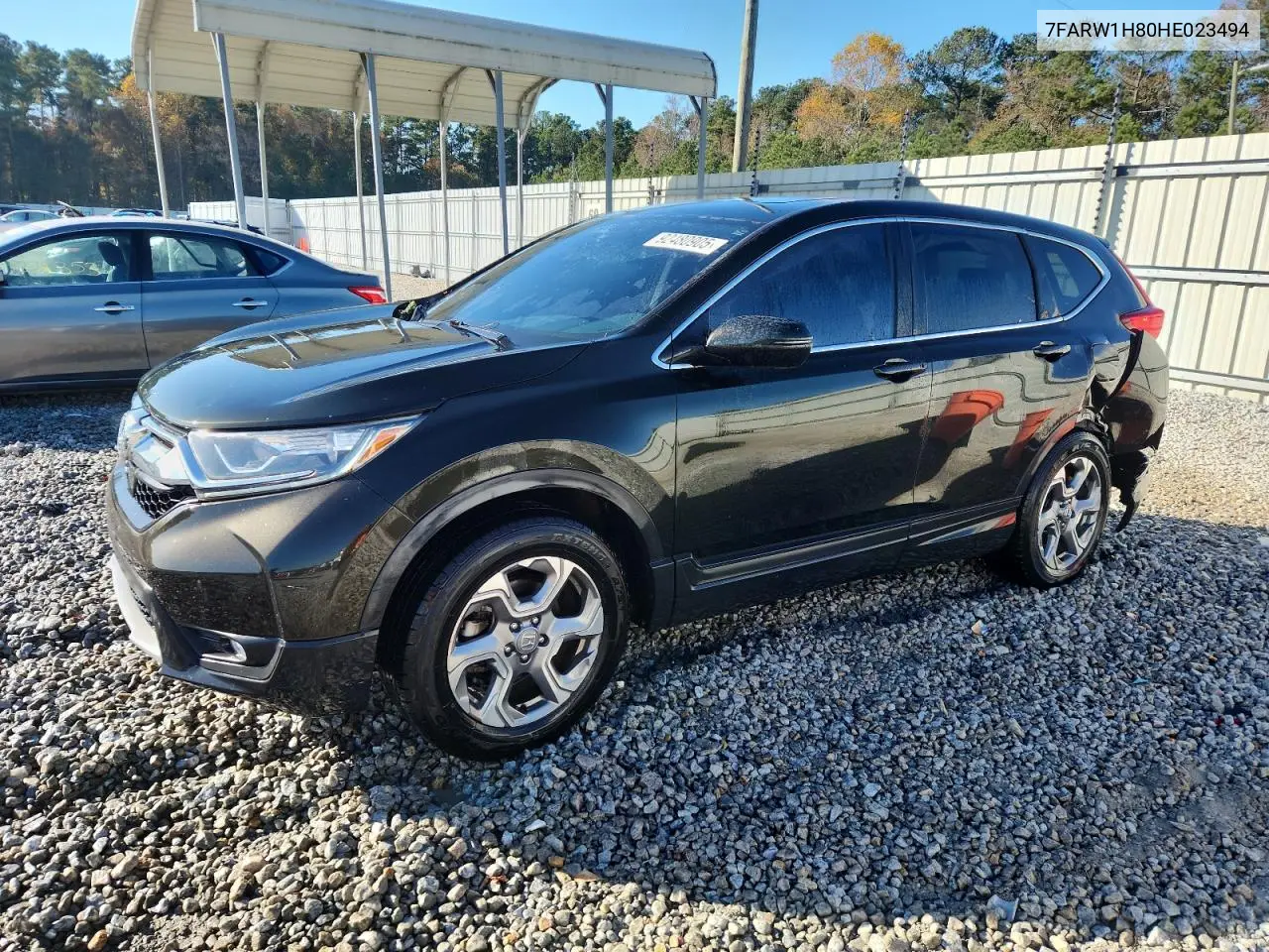 7FARW1H80HE023494 2017 Honda Cr-V Exl