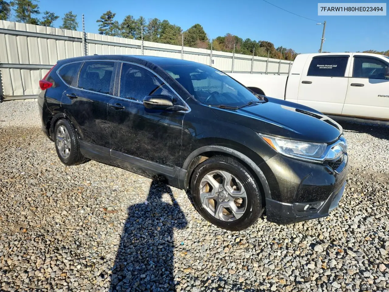 7FARW1H80HE023494 2017 Honda Cr-V Exl