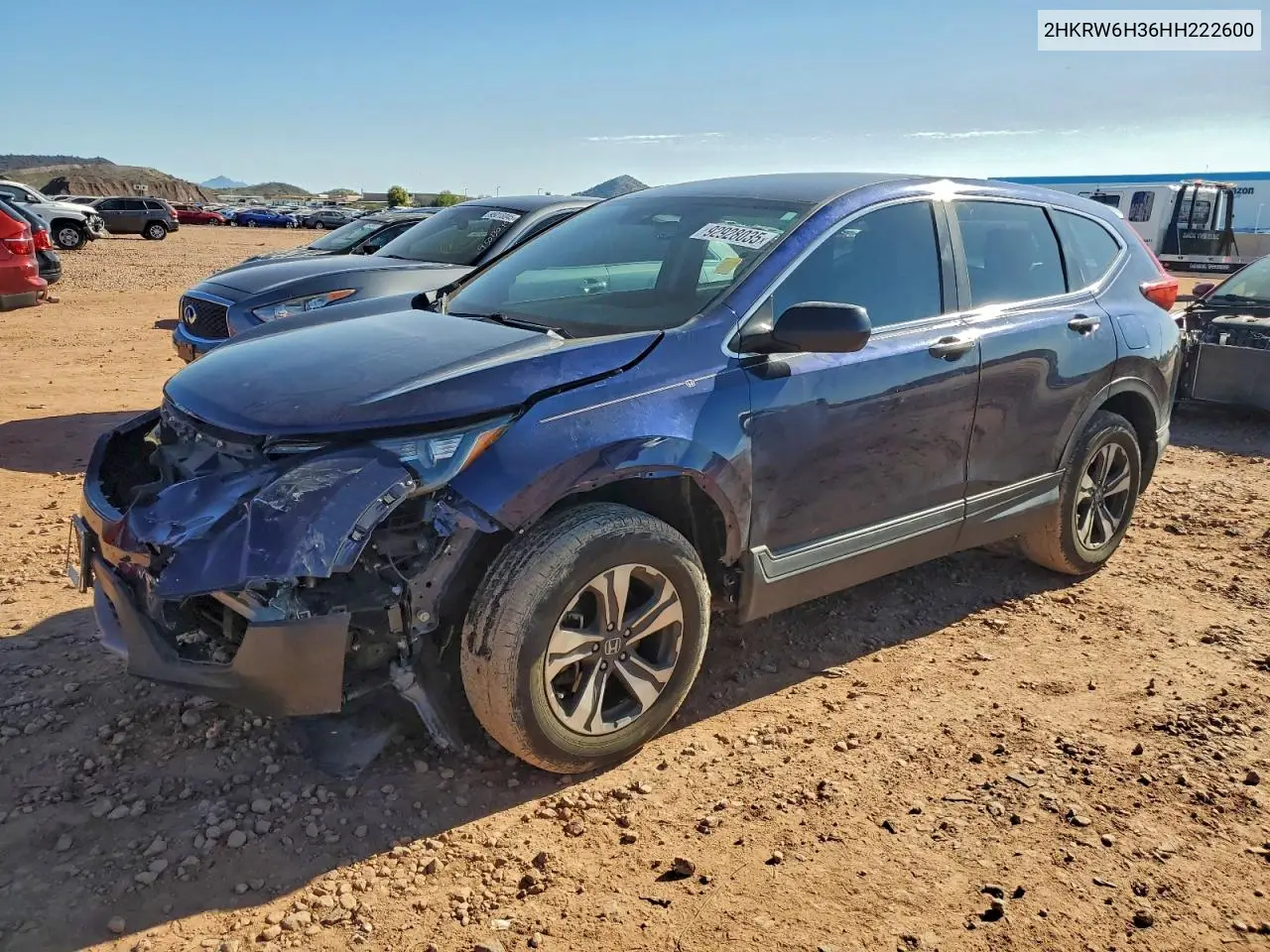 2HKRW6H36HH222600 2017 Honda Cr-V Lx