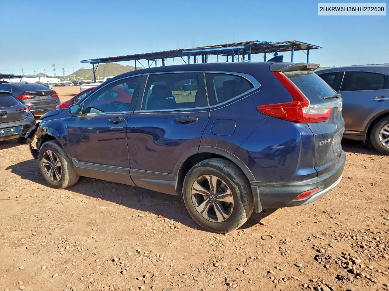 2HKRW6H36HH222600 2017 Honda Cr-V Lx