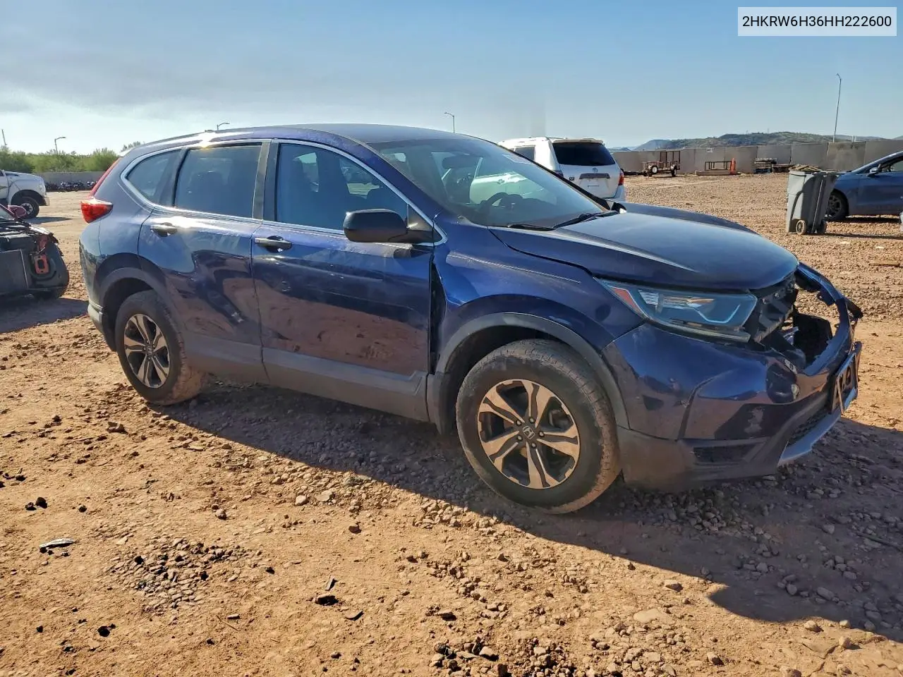 2HKRW6H36HH222600 2017 Honda Cr-V Lx