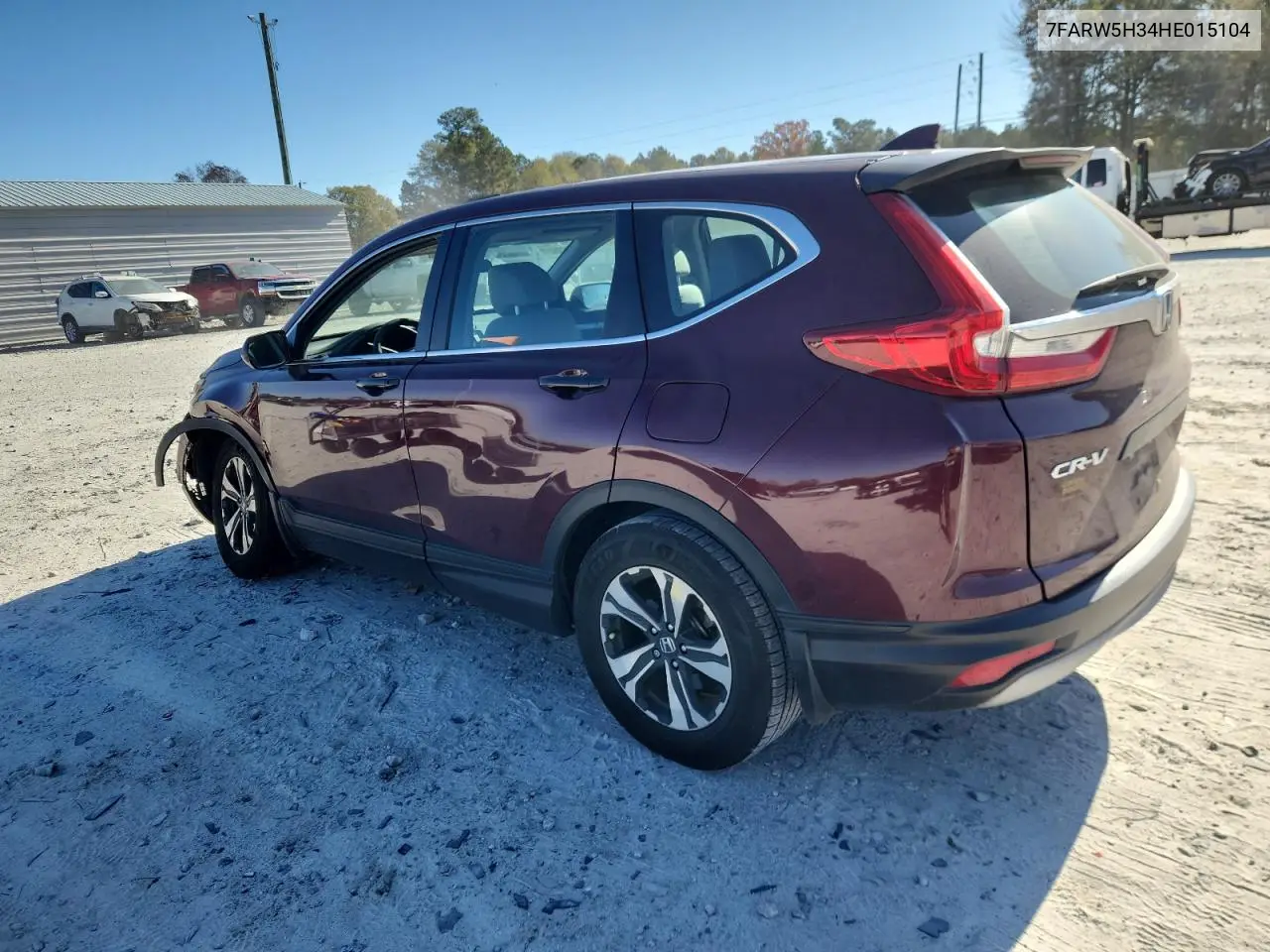 7FARW5H34HE015104 2017 Honda Cr-V Lx