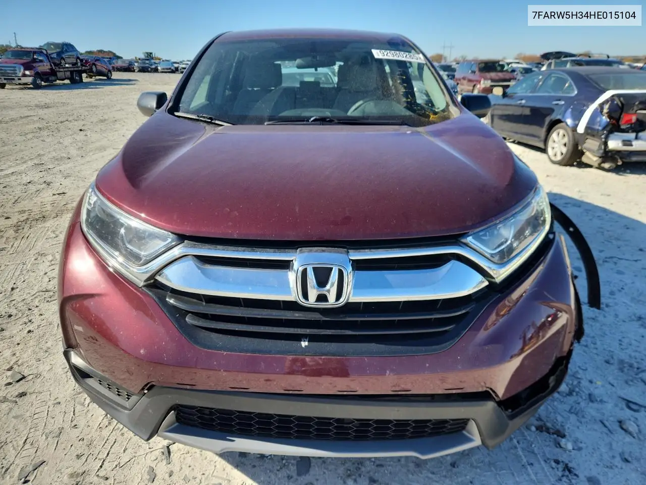7FARW5H34HE015104 2017 Honda Cr-V Lx