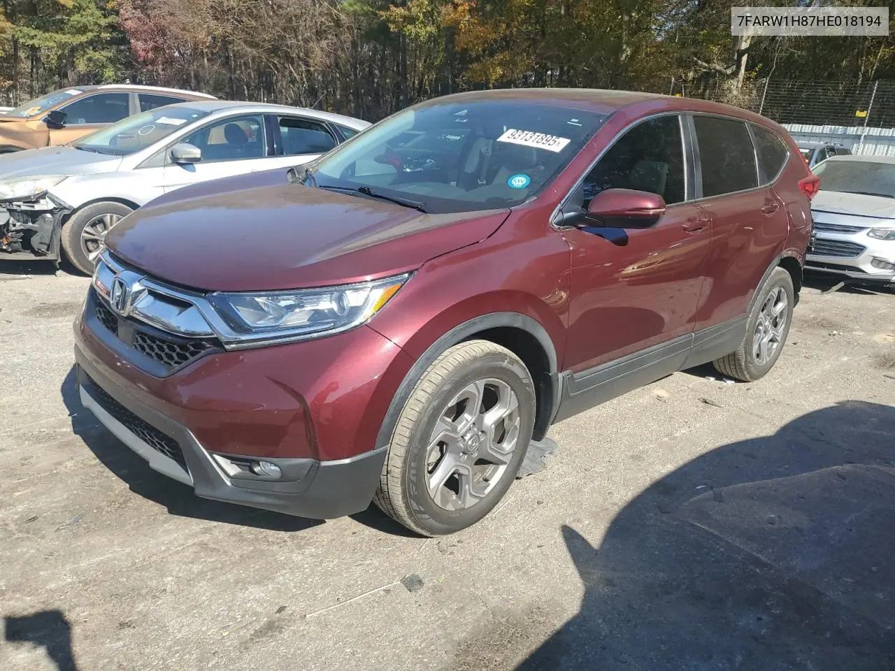 7FARW1H87HE018194 2017 Honda Cr-V Exl