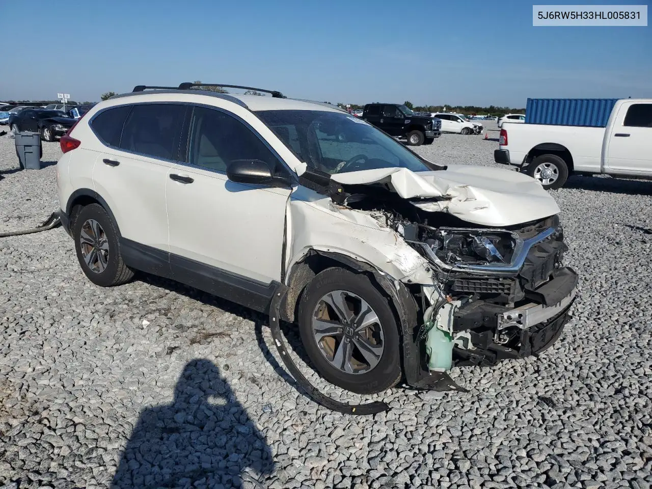 5J6RW5H33HL005831 2017 Honda Cr-V Lx