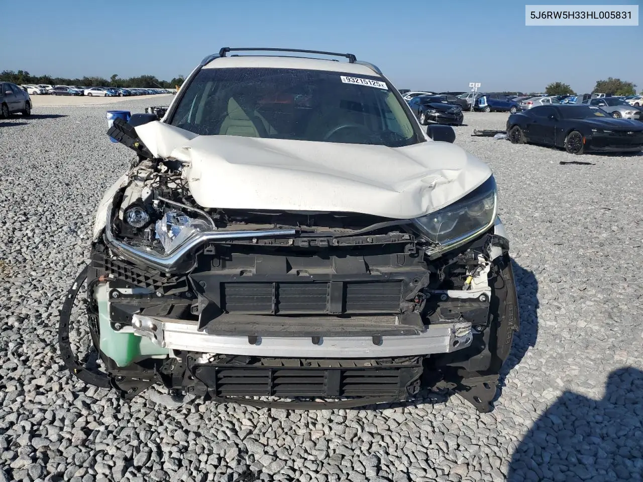 5J6RW5H33HL005831 2017 Honda Cr-V Lx