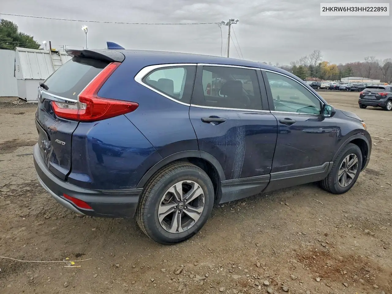 2HKRW6H33HH222893 2017 Honda Cr-V Lx