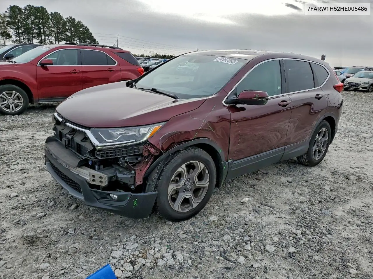 7FARW1H52HE005486 2017 Honda Cr-V Ex