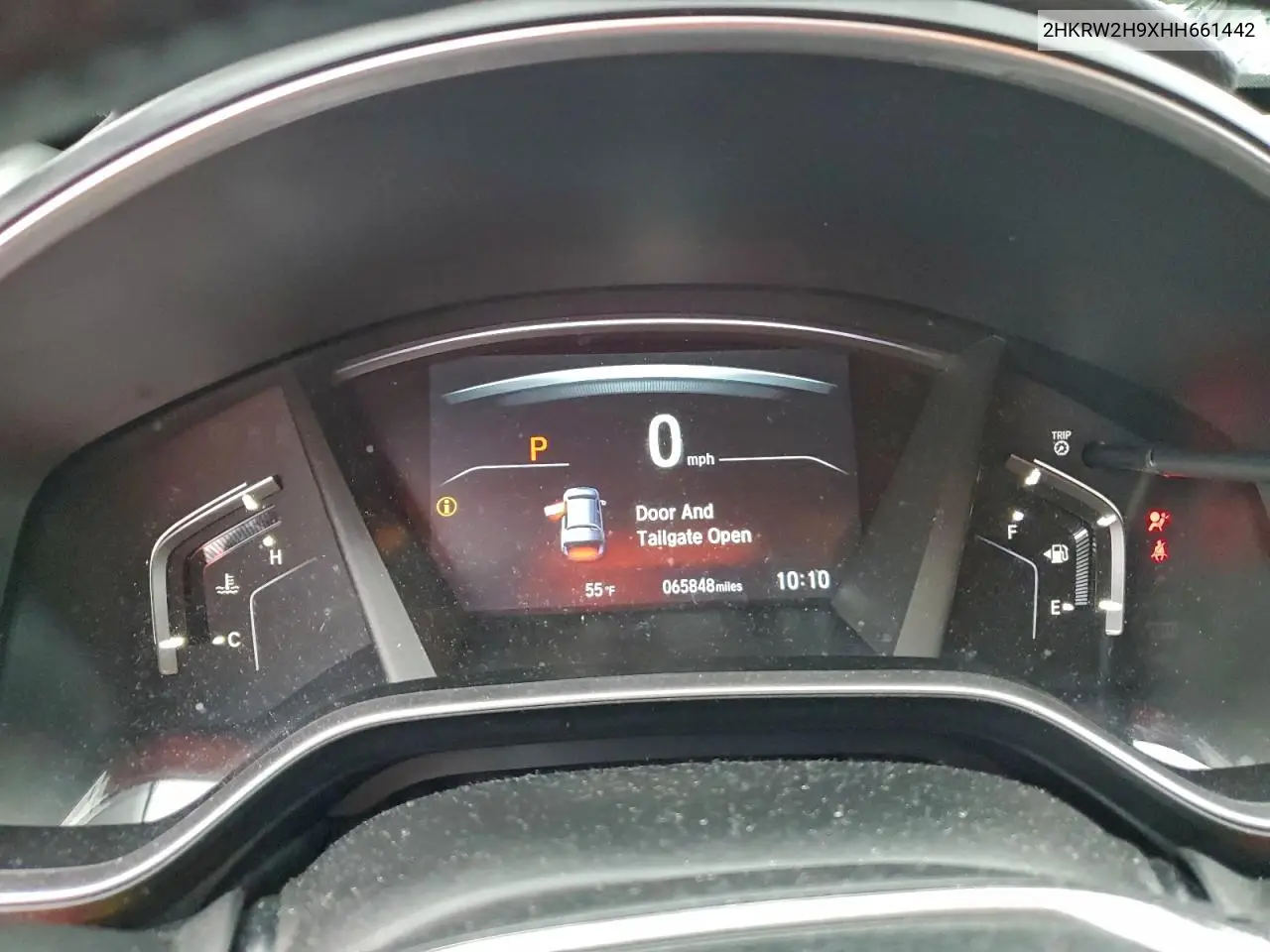 2HKRW2H9XHH661442 2017 Honda Cr-V Touring
