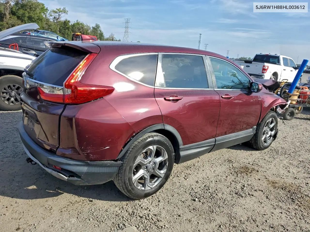 5J6RW1H88HL003612 2017 Honda Cr-V Exl