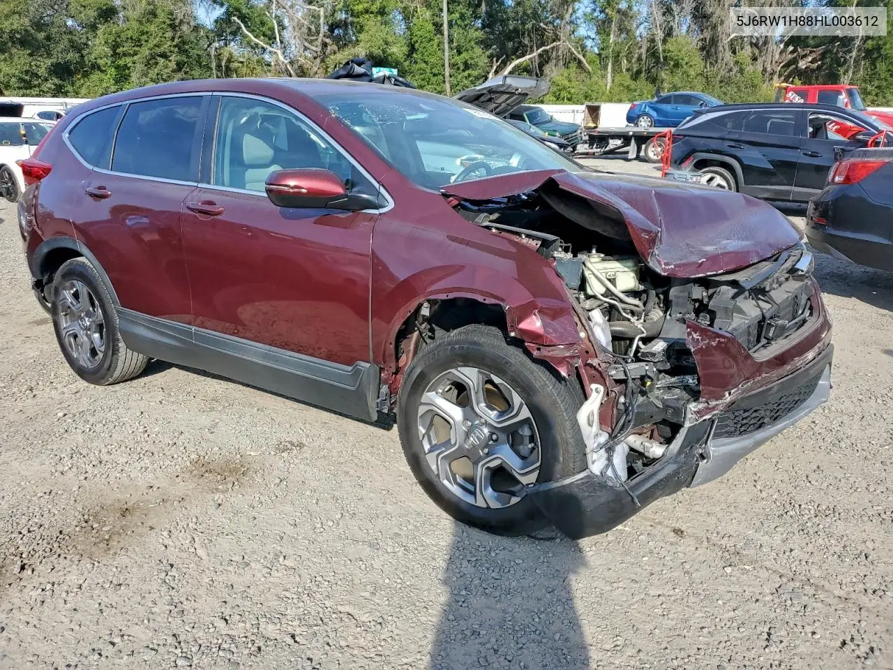 5J6RW1H88HL003612 2017 Honda Cr-V Exl
