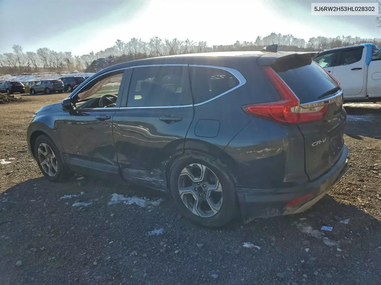5J6RW2H53HL028302 2017 Honda Cr-V Ex