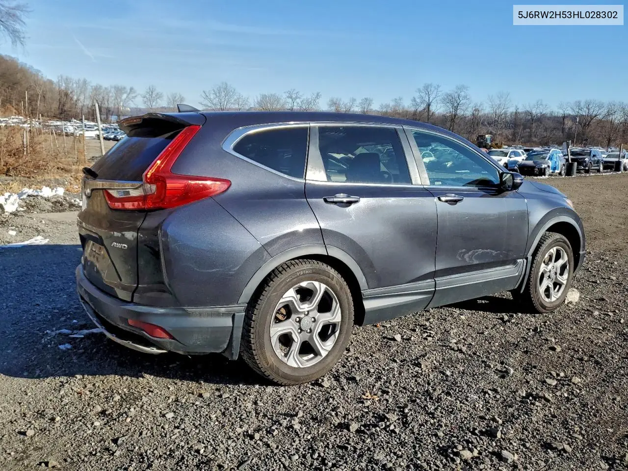 5J6RW2H53HL028302 2017 Honda Cr-V Ex