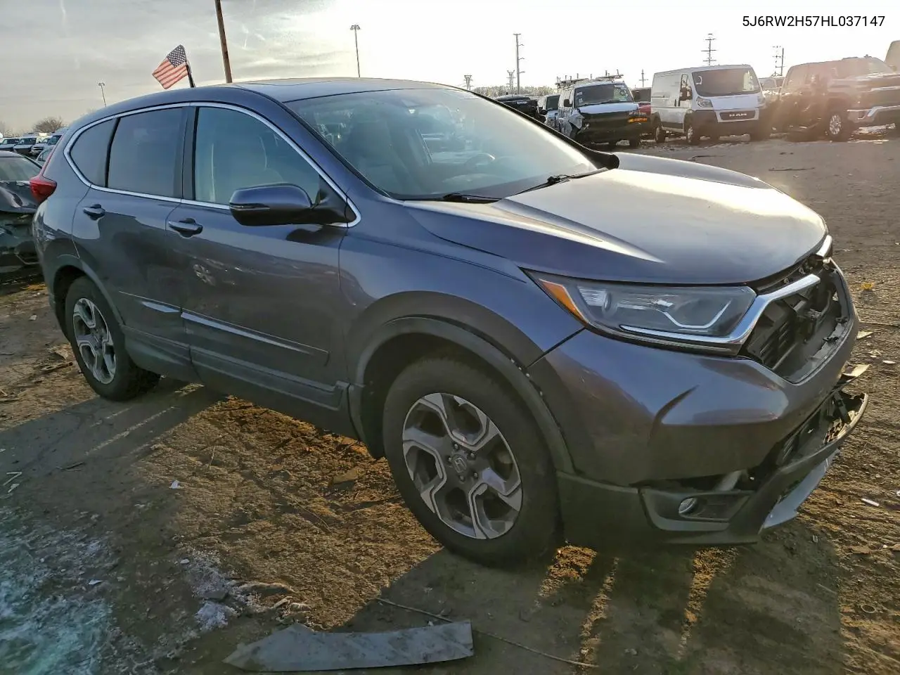 5J6RW2H57HL037147 2017 Honda Cr-V Ex