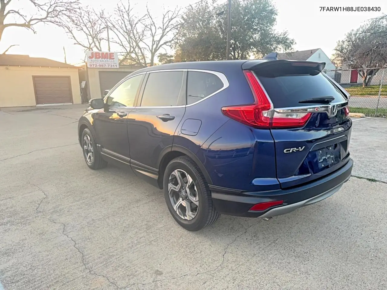 7FARW1H88JE038430 2018 Honda Cr-V Exl