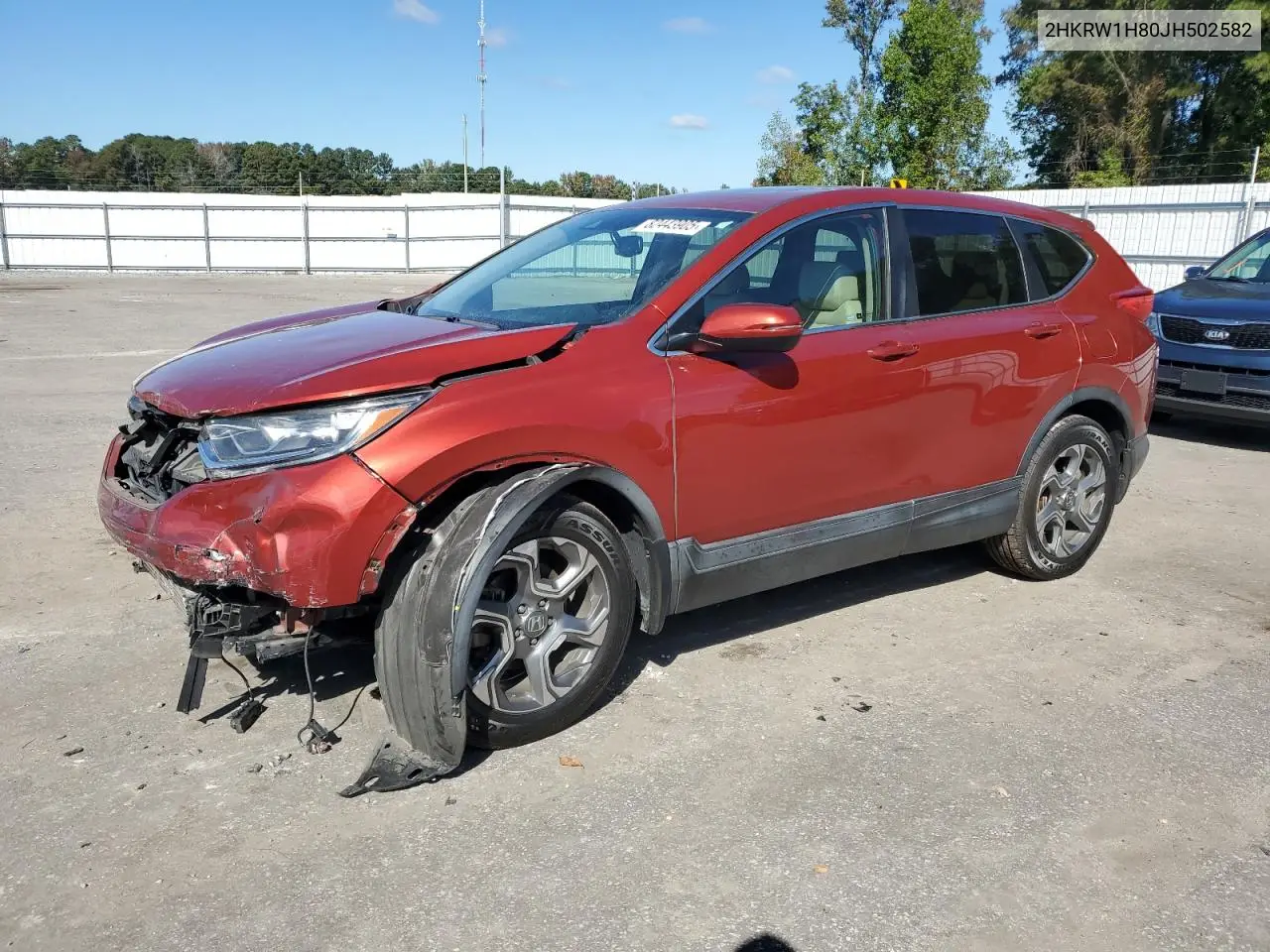 2HKRW1H80JH502582 2018 Honda Cr-V Exl