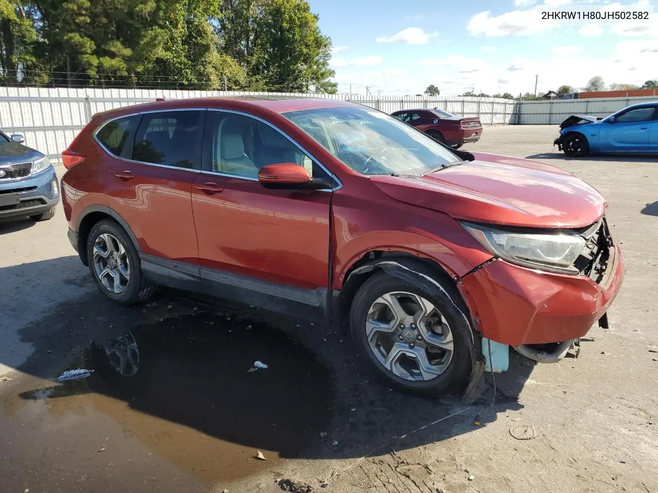 2HKRW1H80JH502582 2018 Honda Cr-V Exl