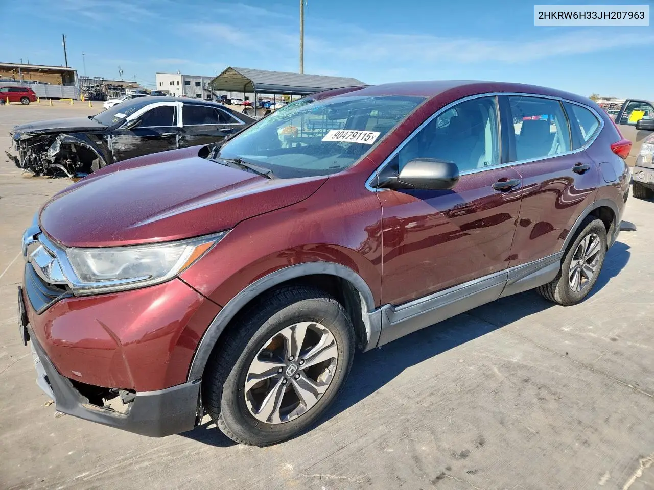 2HKRW6H33JH207963 2018 Honda Cr-V Lx