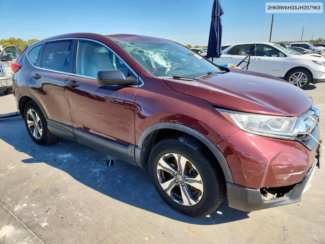 2HKRW6H33JH207963 2018 Honda Cr-V Lx