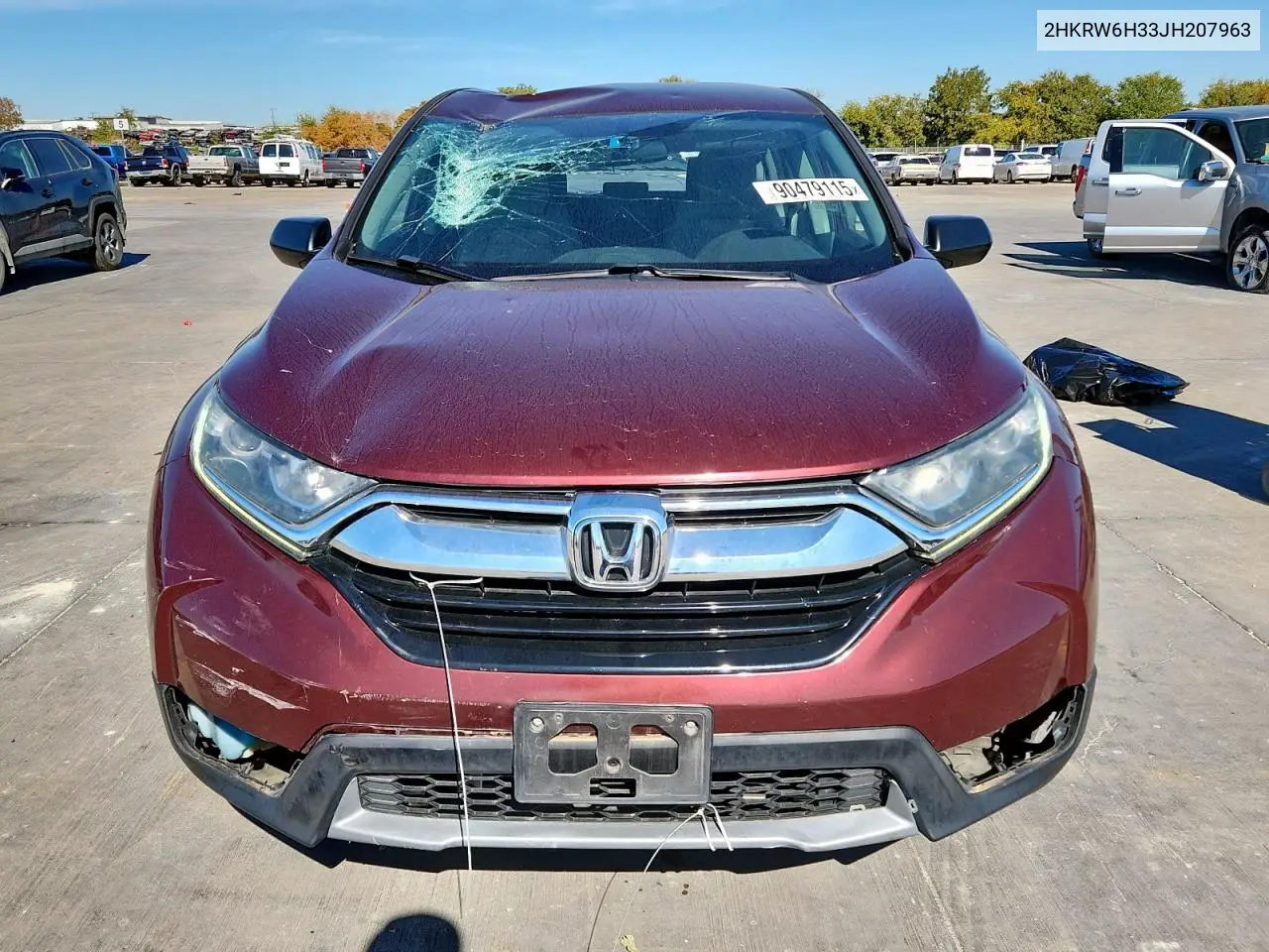2HKRW6H33JH207963 2018 Honda Cr-V Lx